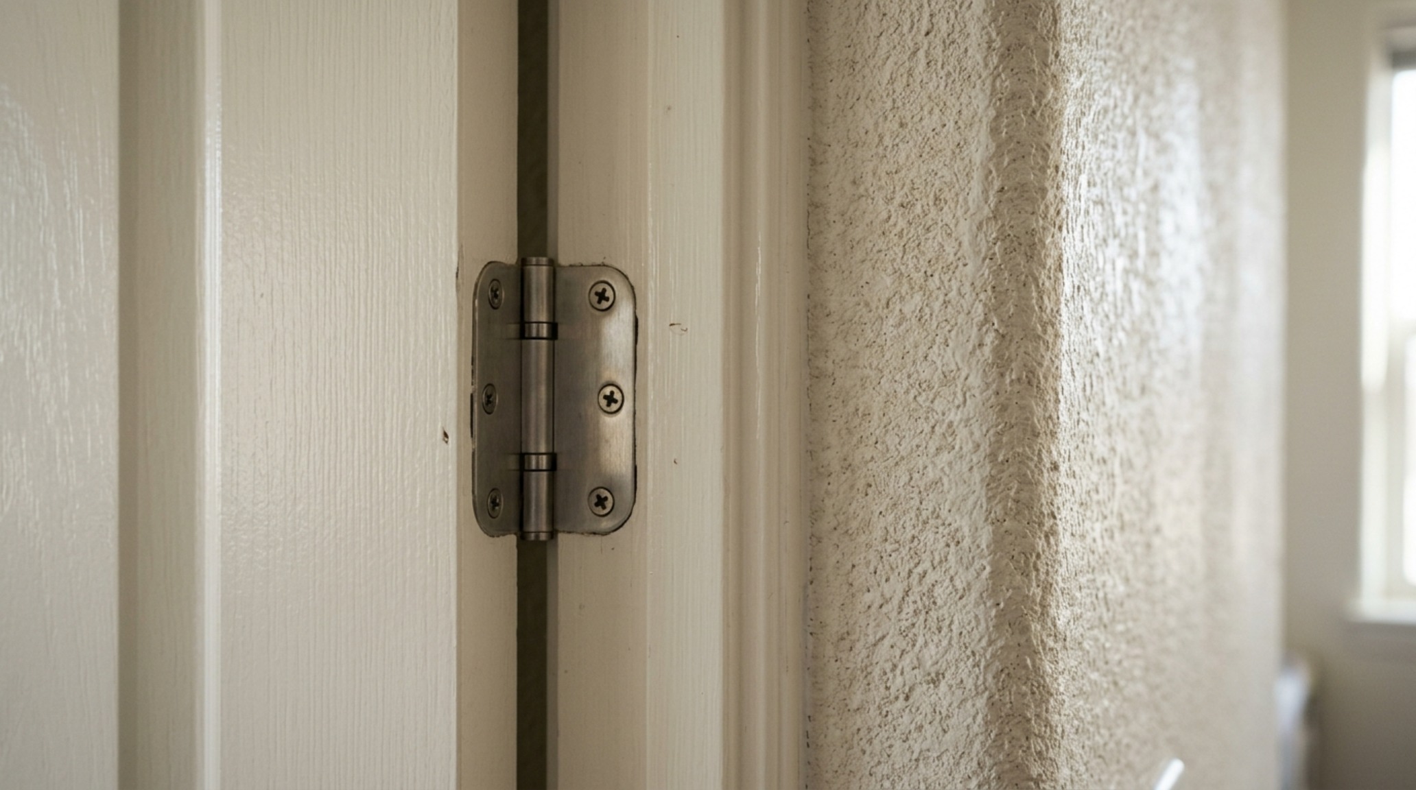 High-resolution architectural detail of a semi-gloss window casing in a limewash room, demonstrating the contrast between tactile matte and reflective finishes. High-resolution architectural detail of a semi-gloss window casing in a limewash room, demonstrating the contrast between tactile matte and reflective finishes.