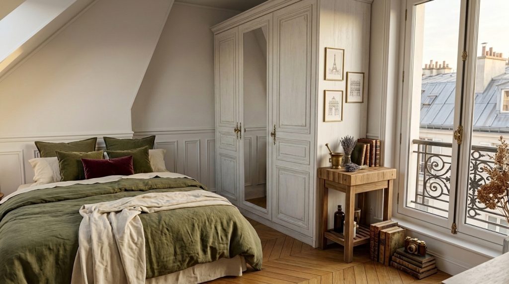 Attic Bedroom Design Ideas For Sloped Ceilings French Style