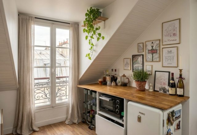 attic kitchenette design