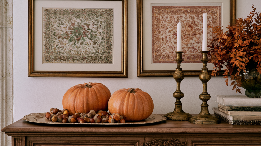Autumn Console Table Decor Ideas For Warm Fall Styling