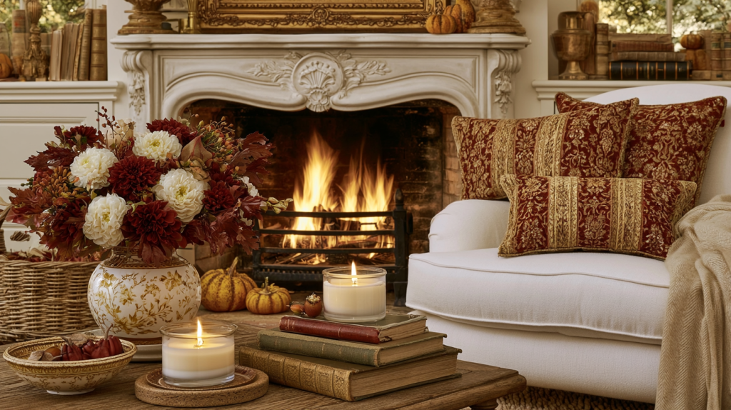 Autumn Fireplace Decor Ideas For A Cozy Living Room