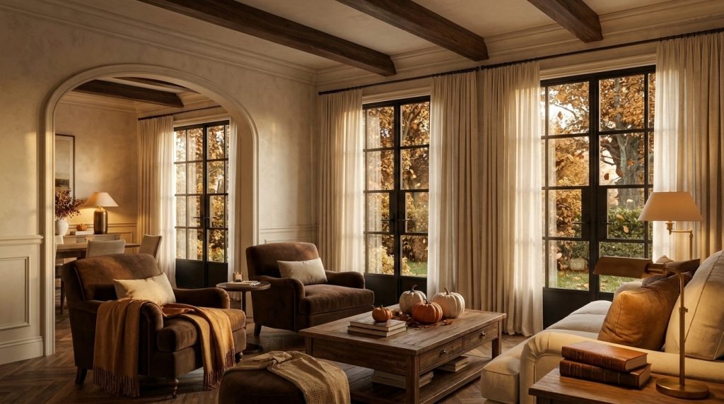Autumn Living Room Decor Ideas For Warmth Comfort