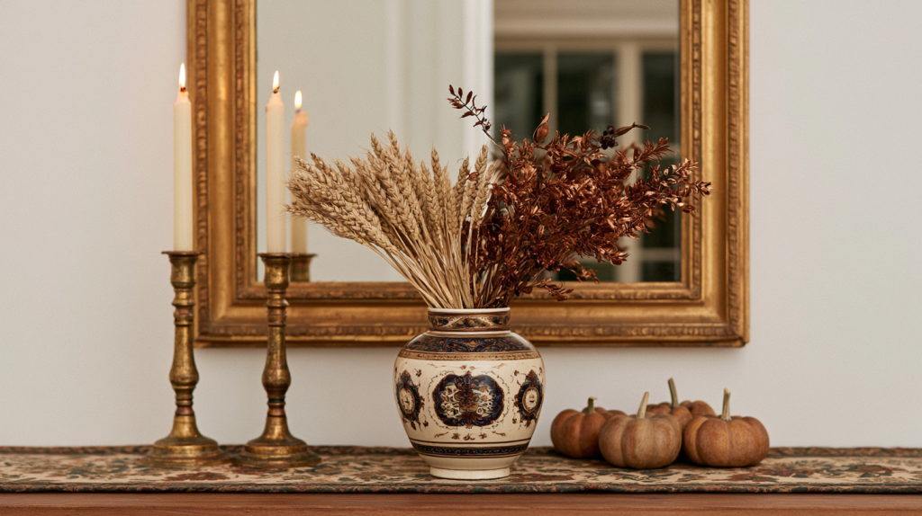 Autumn Mantel Decor Ideas For A Warm Timeless Interior