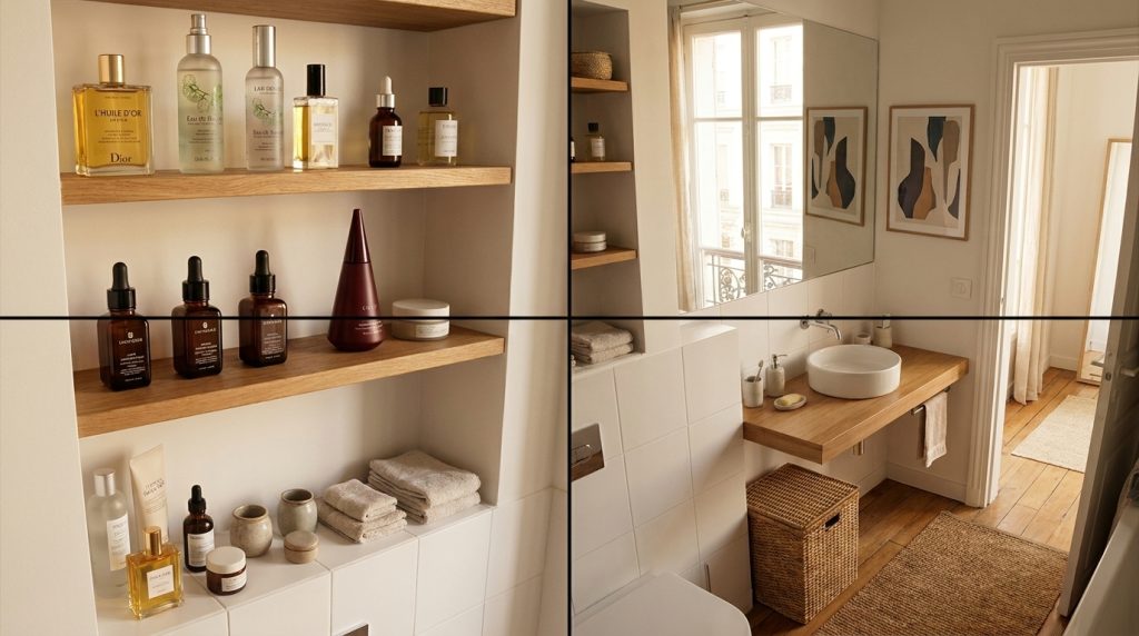 Bathroom Floating Shelves Ideas For Spa Like Organization