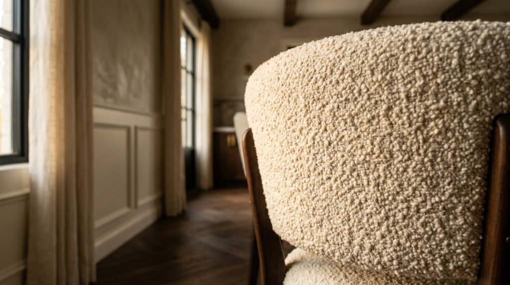 Boucle Dining Chairs Texture Comfort And Real Life Upkeep
