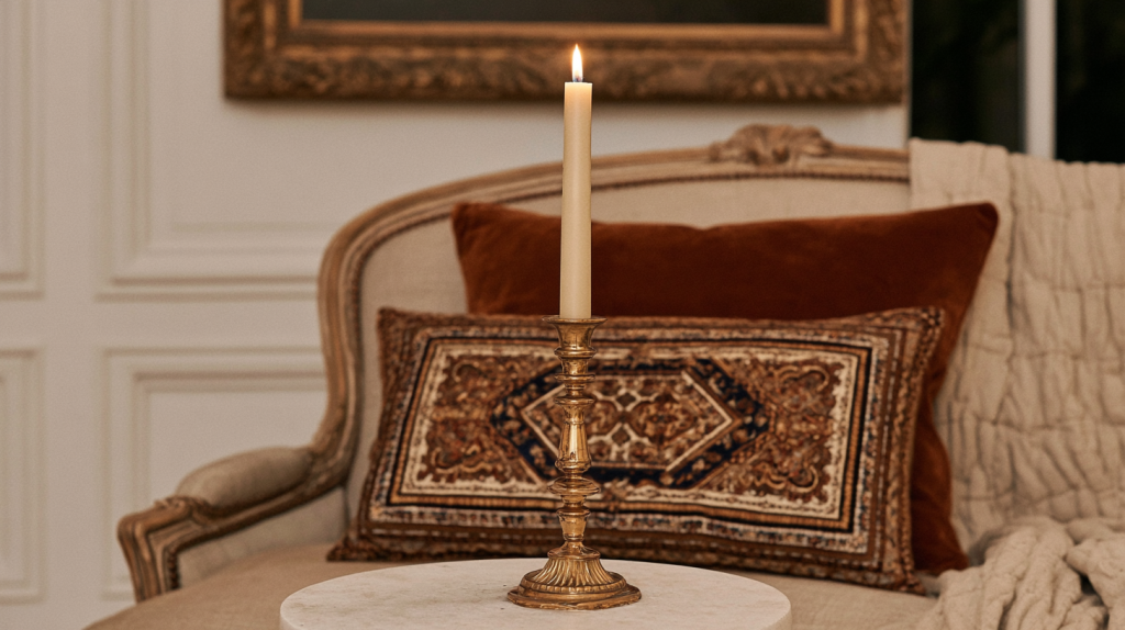 Brass Candlestick Holder Ideas For Timeless Living Rooms