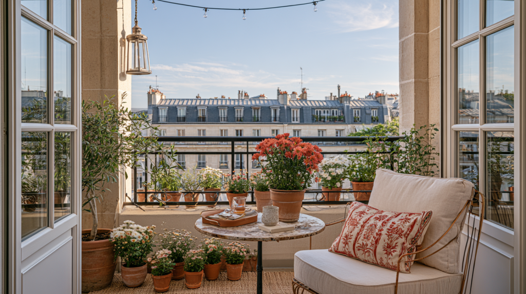 Chic French Apartment Balcony Ideas For Small Outdoor Spaces