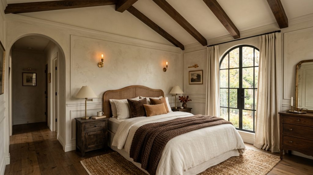 Cozy Bedroom Design Ideas With Warm Neutral Textures