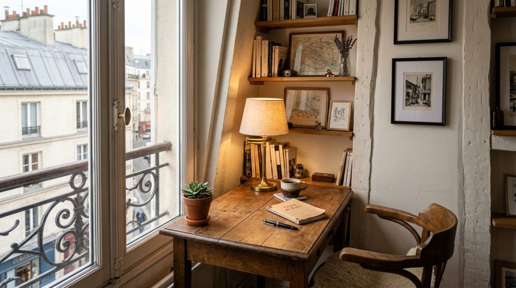 Designing A Cozy Small Home Office With Window Views