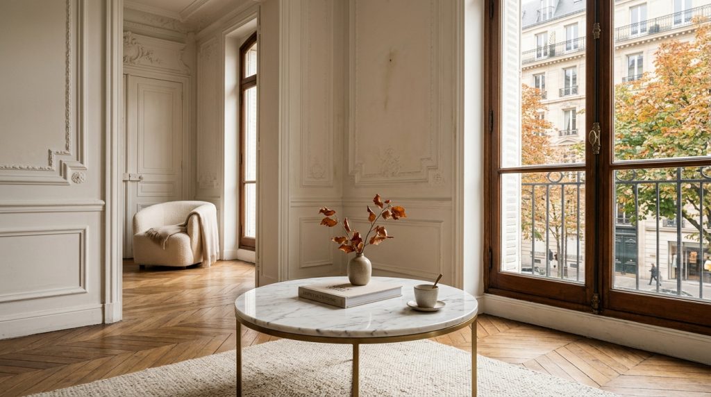 Designing A French Apartment Living Room With Historic Charm