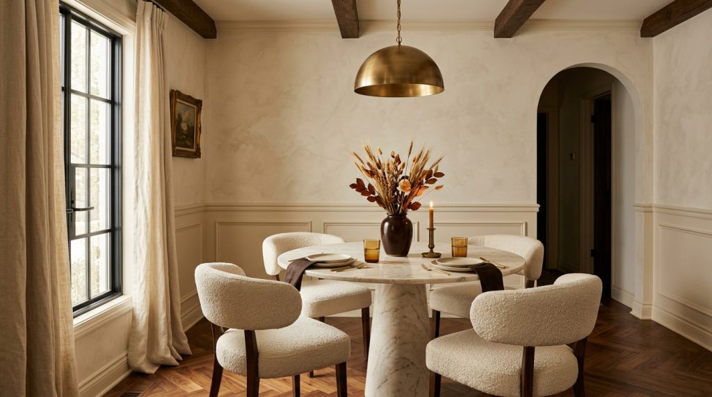 Designing A Warm Minimalist Dining Room With Texture And Light