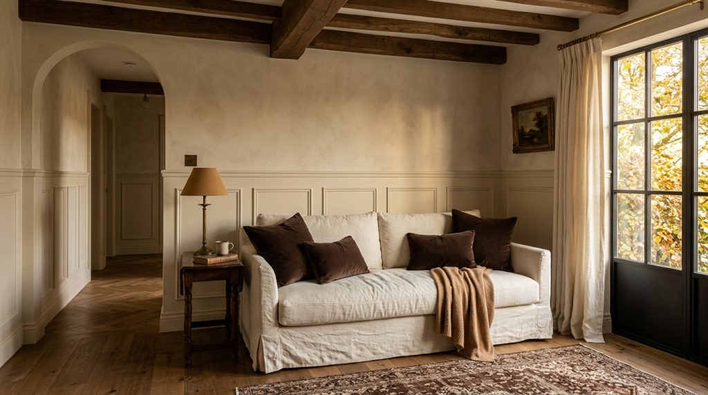 Designing A Warm Neutral Living Room With Rich Textures