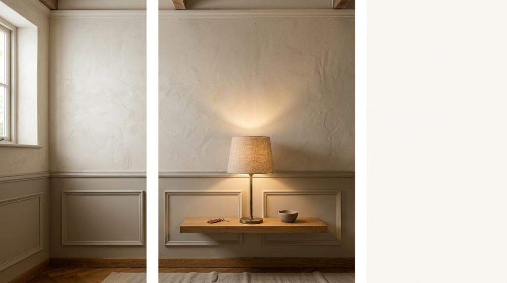 Floating Entryway Shelf Ideas Why Less Floor Clutter Works