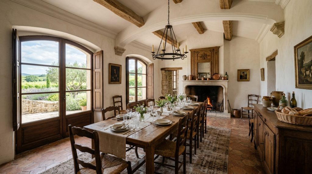 French Country Dining Room Design Ideas Natural Textures