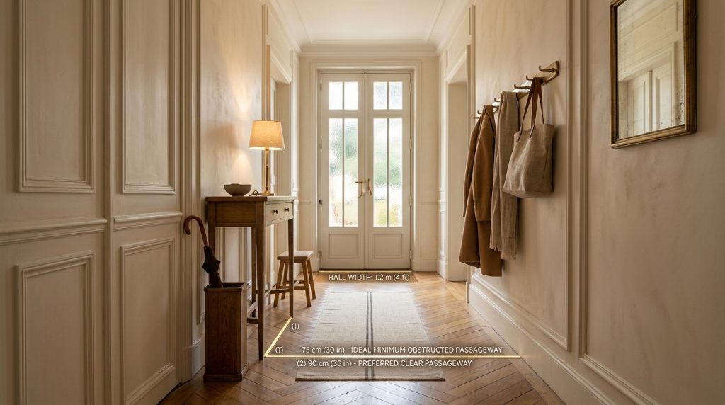 Hallway Clearance Dimensions The Real Rules For Walkways