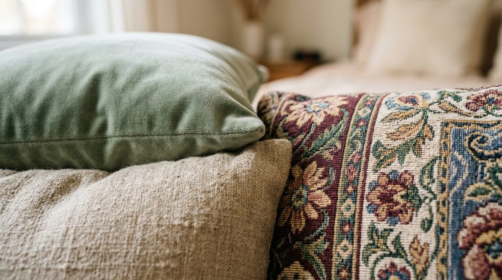 How To Layer Decorative Throw Pillows Like A Pro