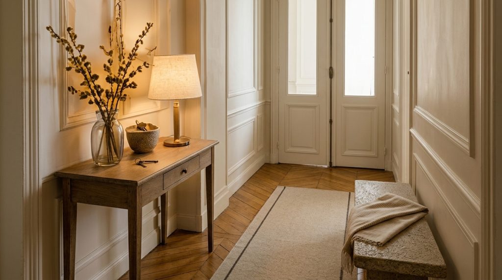 How To Style A Small Entryway Table Without Clutter