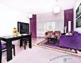 Comfortable Auris Metro Central Hotel Apartments and The Wonderful Purple Interior Designs: Two Elegant Hanging Lamp For Auris Metro Suite Hotel With The Best Fresh Flower Decoration