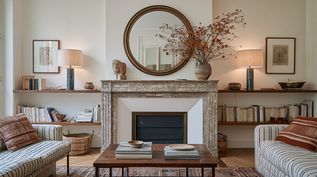 Living Room Fireplace Mantel Decor Ideas For Timeless Appeal