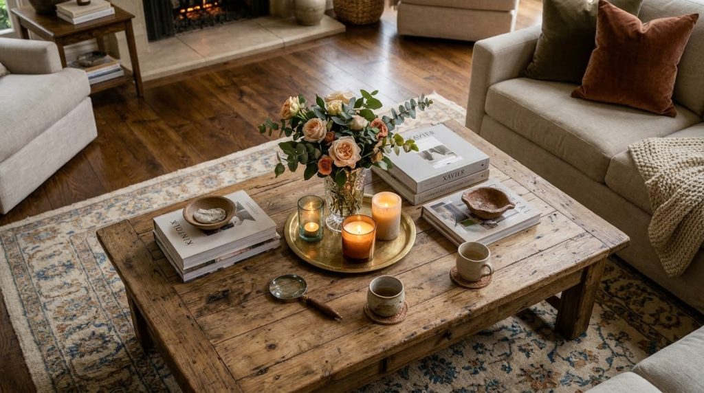 Mastering Rustic Coffee Table Styling For Cozy Spaces