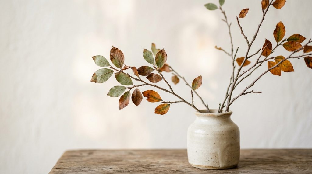 Minimalist Tabletop Branches Simple Ceramic Vase Styling Ideas