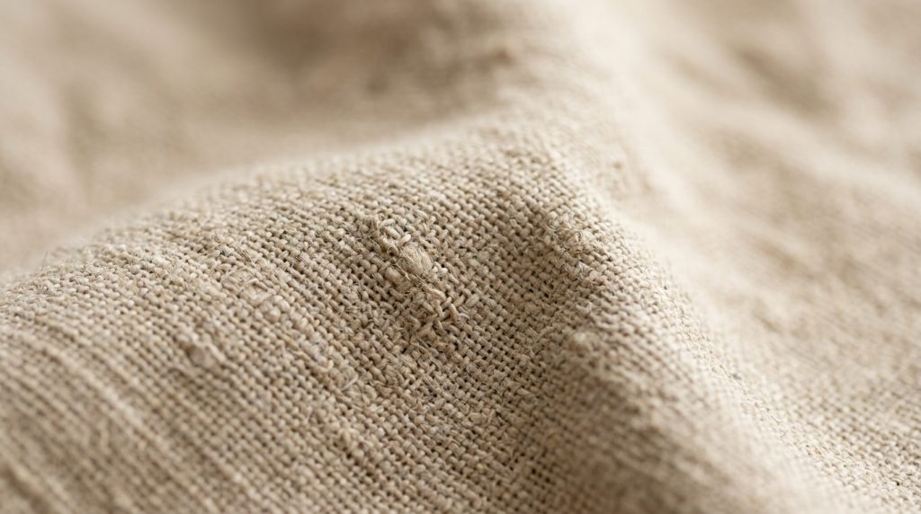 Natural Linen Fabric Texture Durability Care Guide