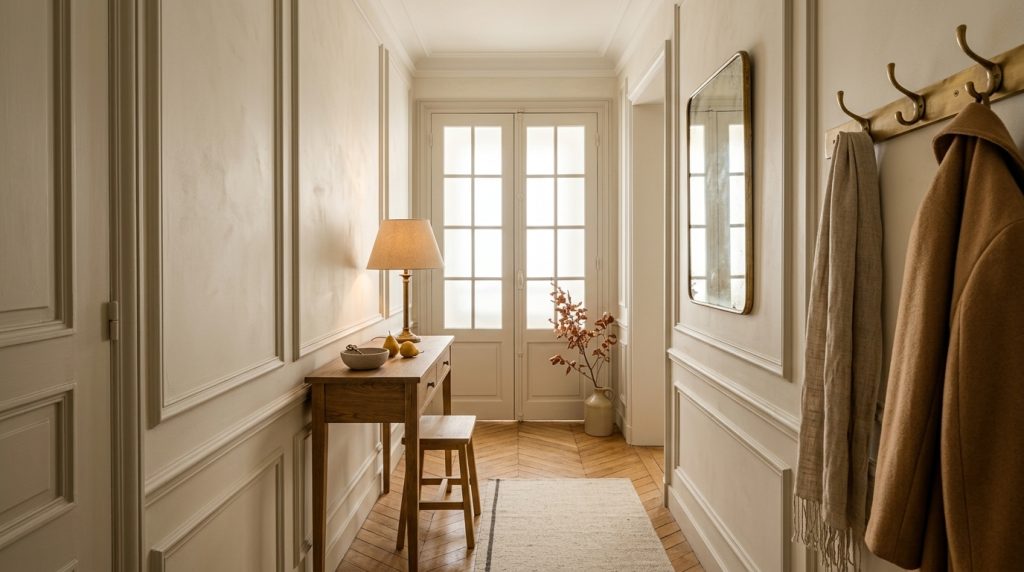 Neutral Entryway Decor How To Style A Narrow Hallway