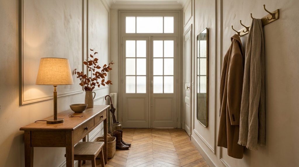 Parisian Hallway Decor Styling Narrow Historic Foyers