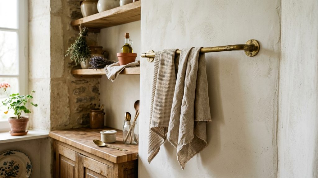 Rustic Kitchen Towel Rail Ideas For Timeless Charm