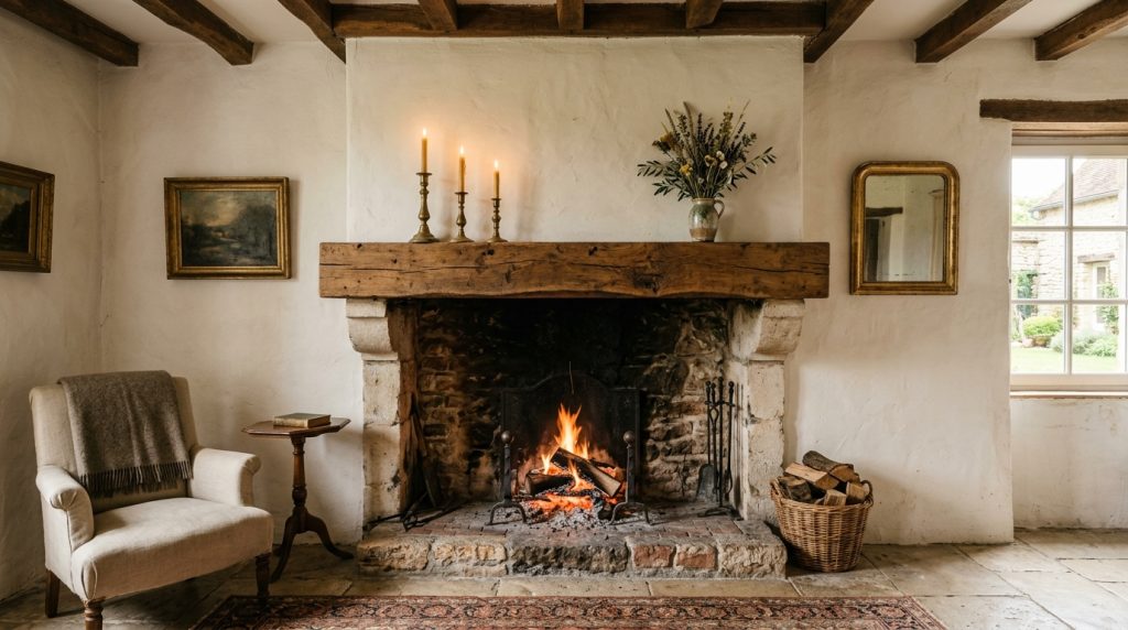 Styling A Rustic Fireplace Mantel For Timeless Warmth