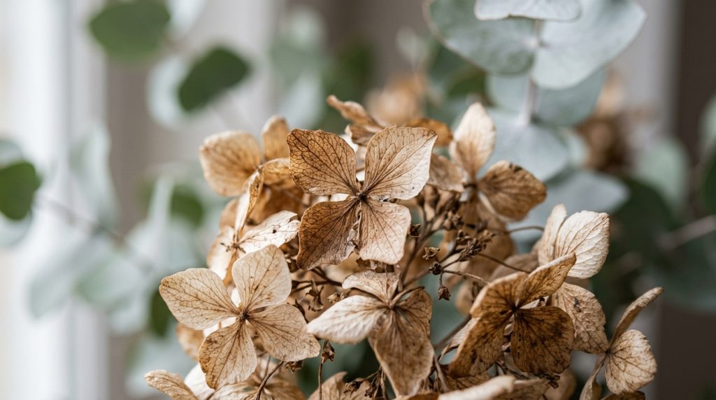 Styling Dried Hydrangeas For Timeless Interior Decor