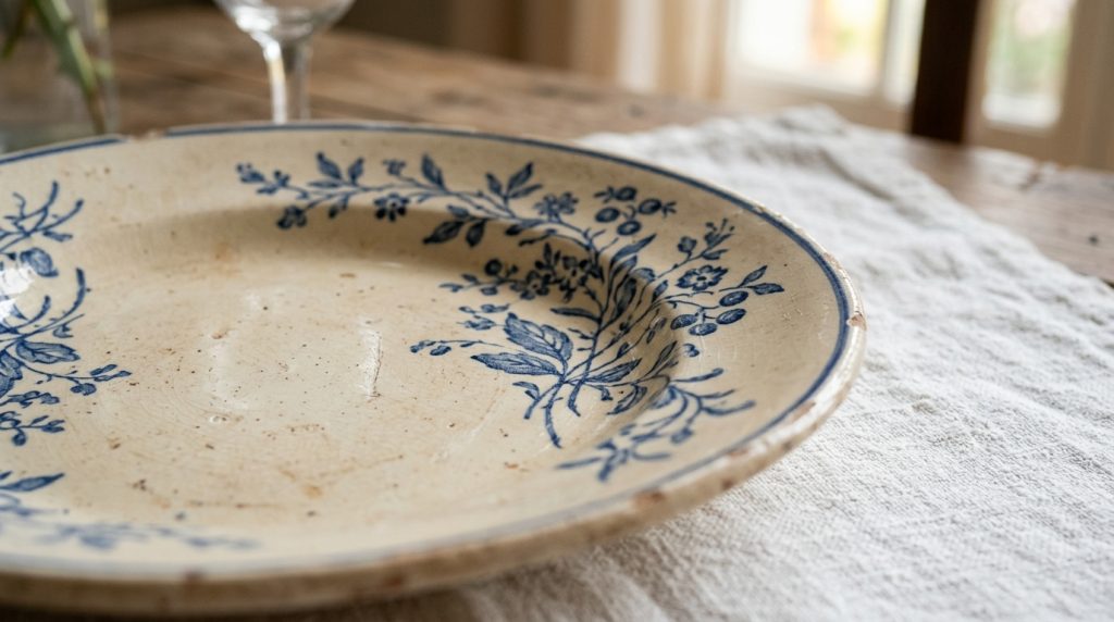 Styling With Vintage Transferware Plates In Modern Homes