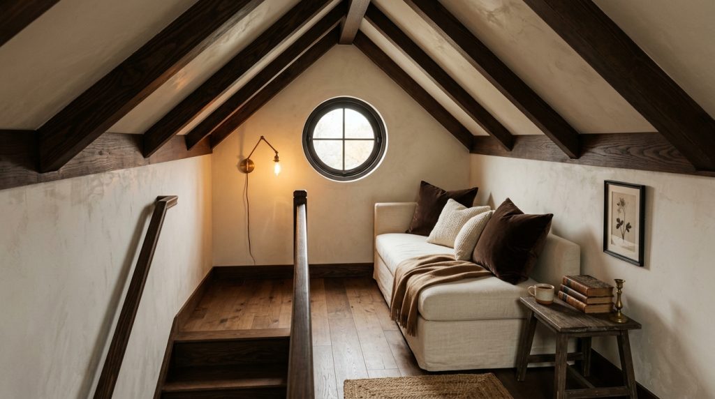 Transform Your Attic Landing Into A Cozy Reading Nook