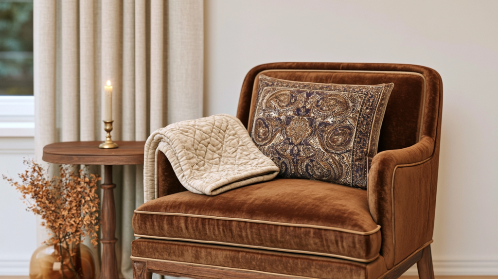 Velvet Armchair Styling Tips For A Cozy Living Room Corner