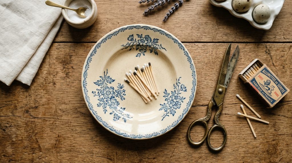 Vintage Tabletop Organization Styling Rustic Kitchens