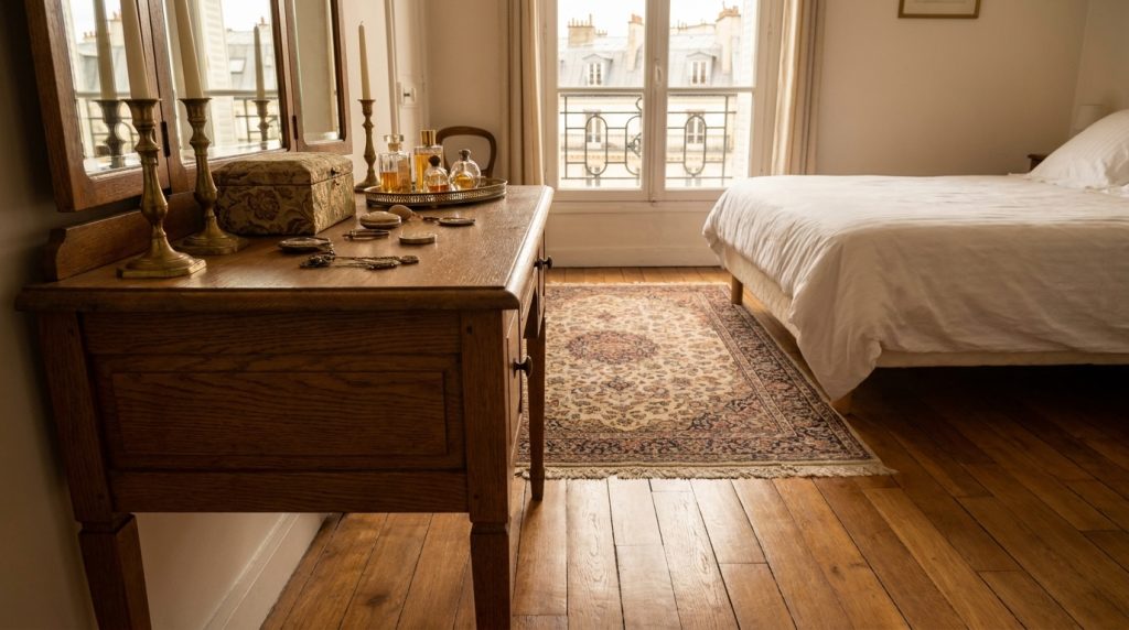 Vintage Wooden Vanity Styling Ideas For Classic Bedrooms