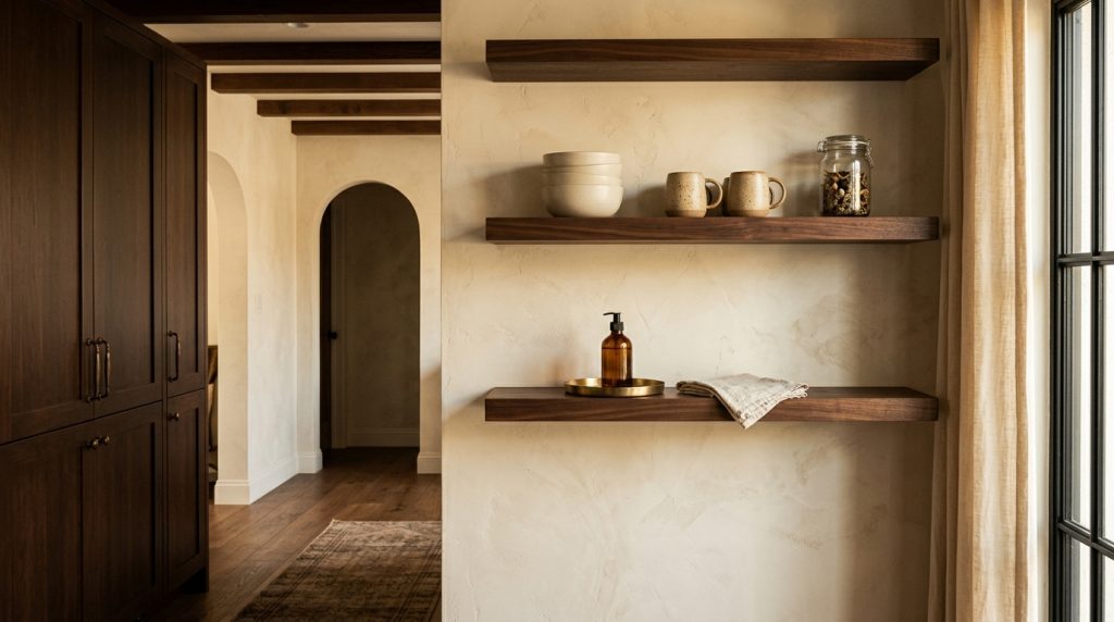 Warm Minimalist Shelving Ideas For Calm Interiors