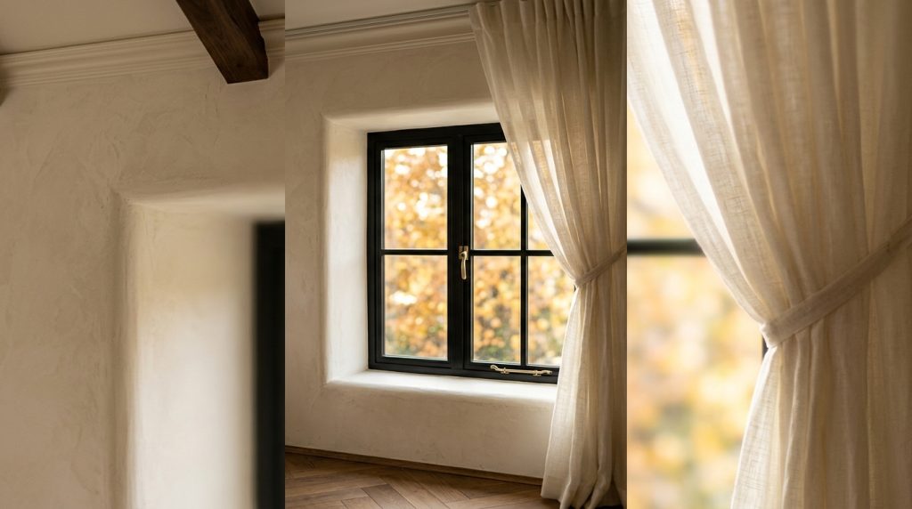 Warm Minimalist Window Treatments Elevate Your Natural Light