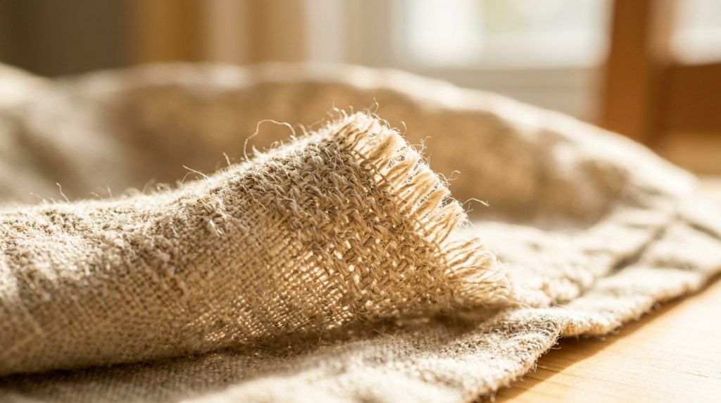 Why Raw Burlap Fabric Elevates Modern Rustic Interiors