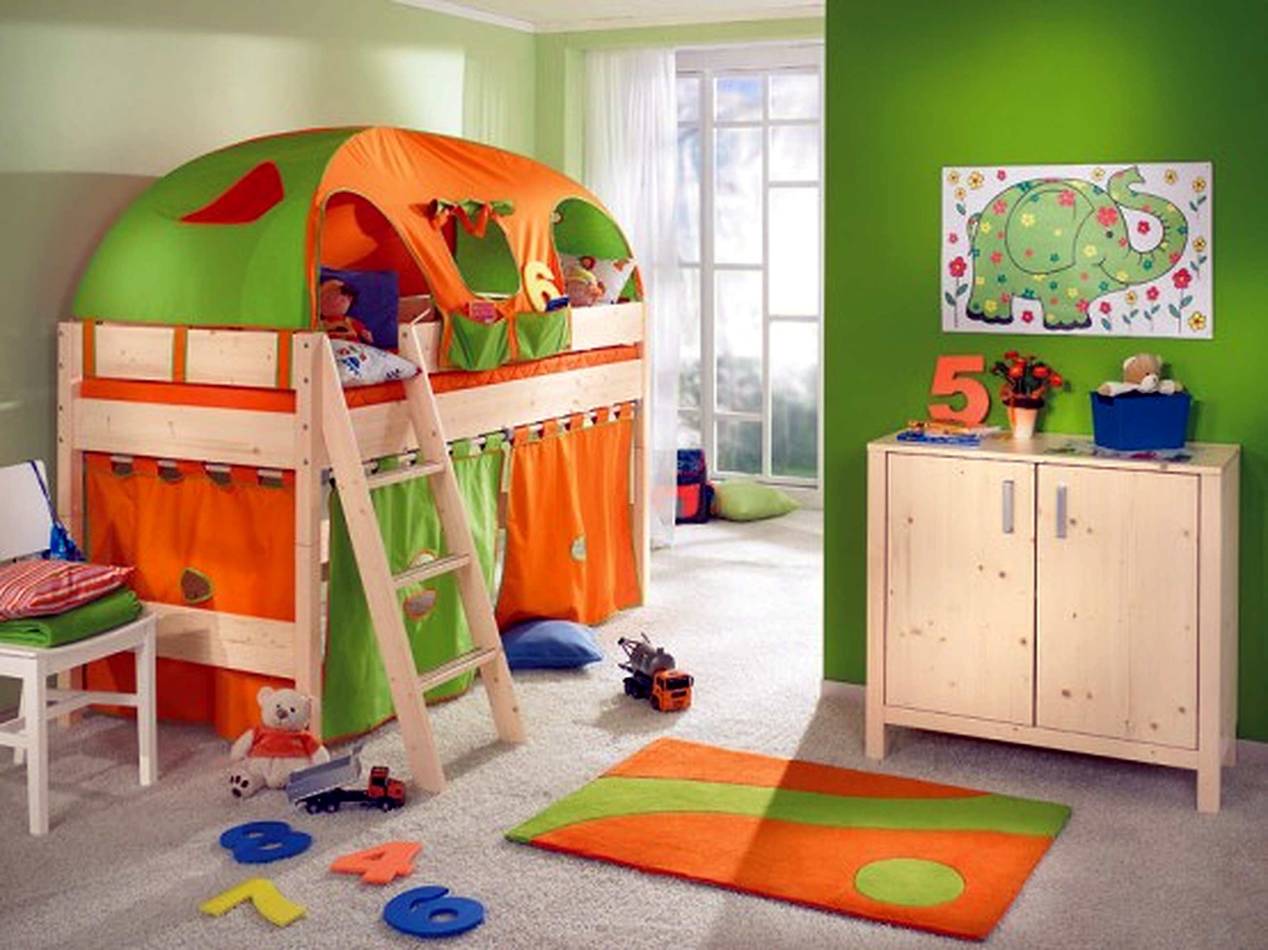 Camp concept in children bedroom for active children The Simple Camp Concept For Active Children Bedroom