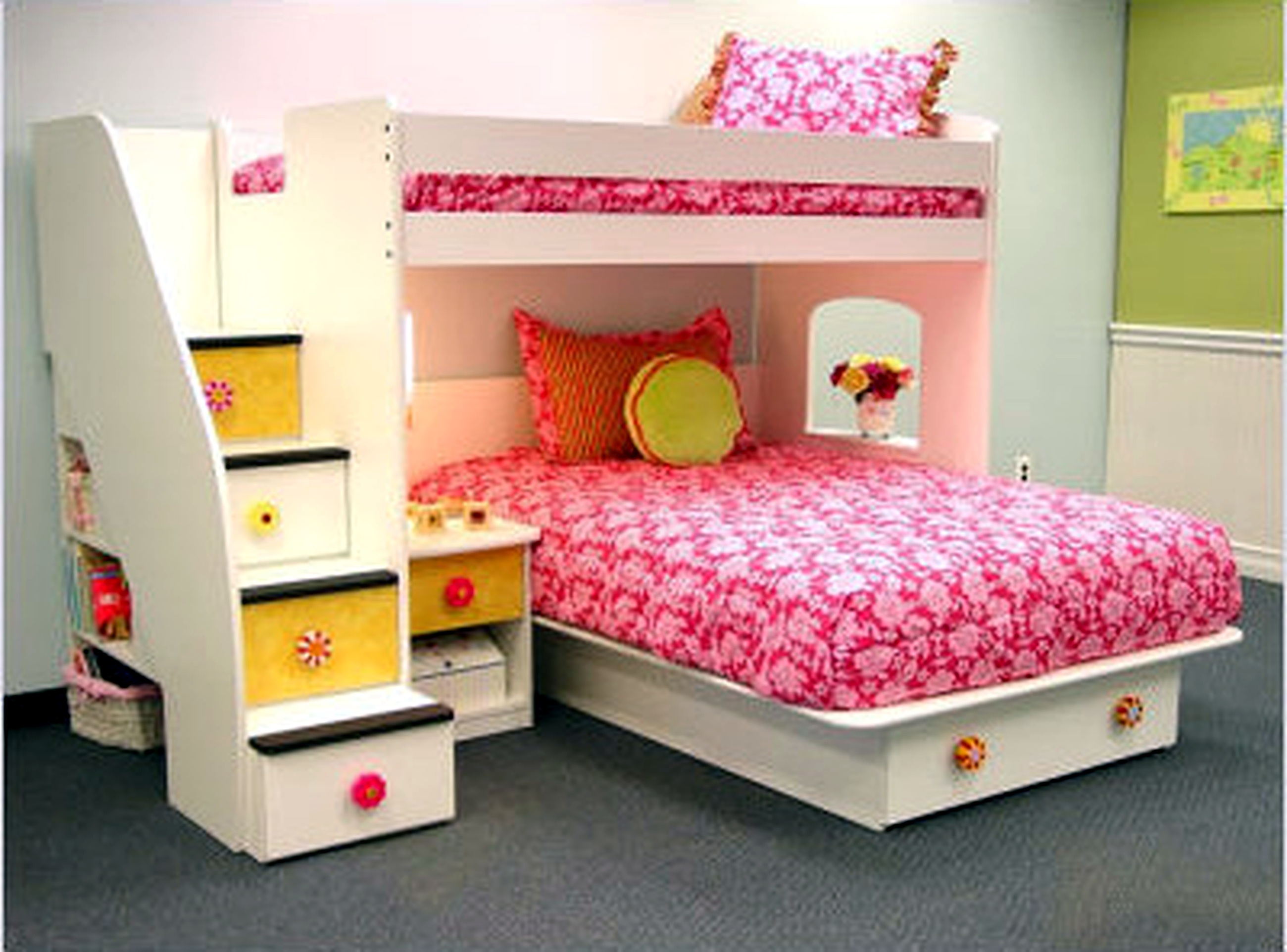Inspiring bedroom design for twin children: Twin Bedrom Design Inspiration 5