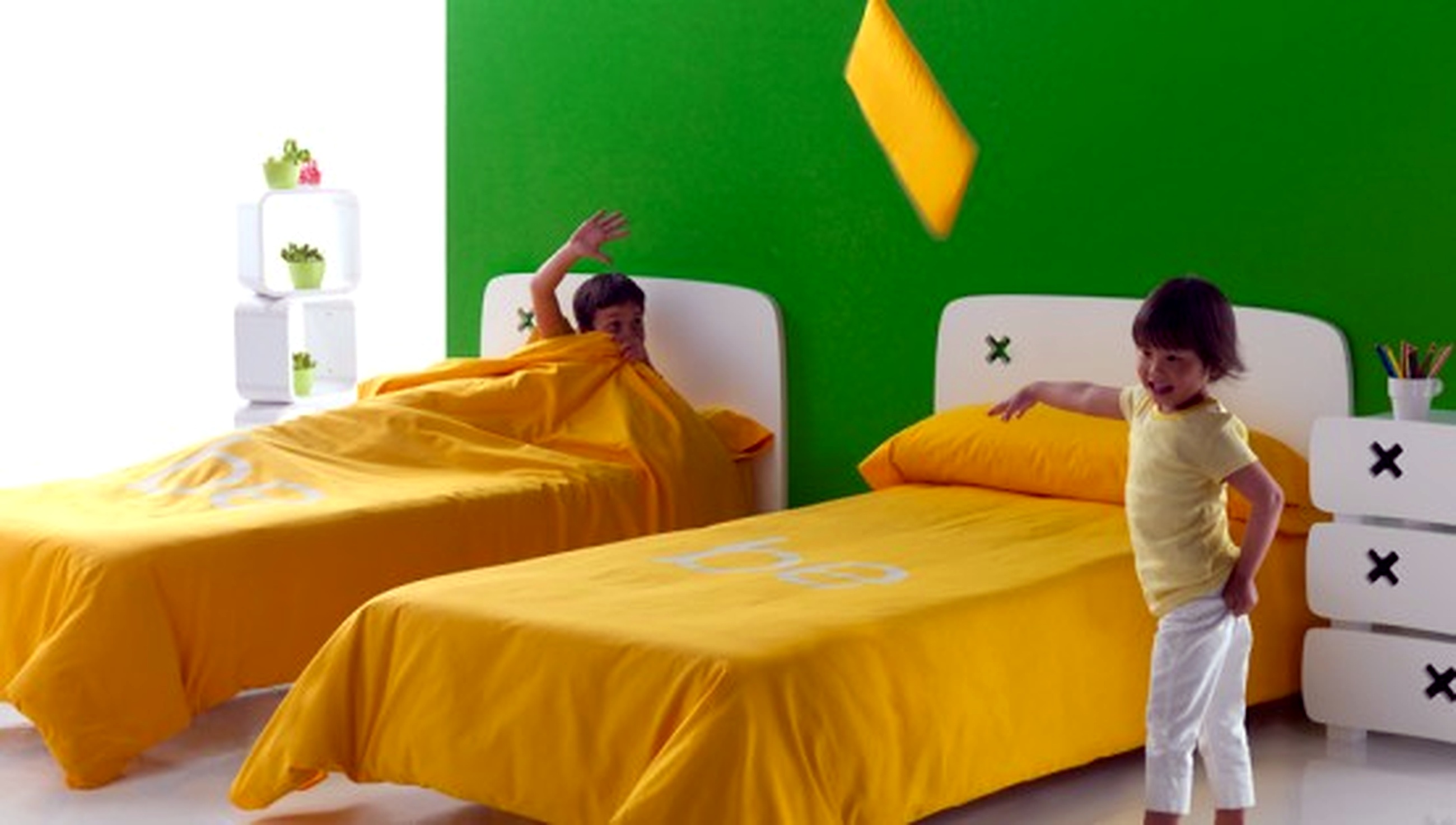 Inspiring bedroom design for twin children: Twin Bedrom Design Inspiration 4