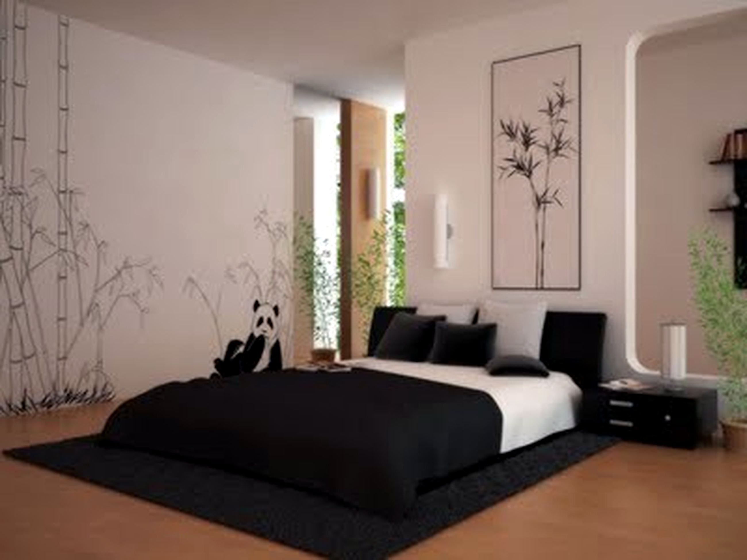 Natural bedroom with fresh and relaxing atmosphere: Natural Bedroom With Fresh And Relaxing Atmosphere 5