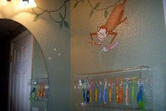 : Adorable And Creative Toothbrush Place Design For Pre School Lavatory Design