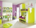 Amazing Kids Bedrooms with Colorful Color Scheme Ideas: amazing children’s rooms in purlpe and green colors