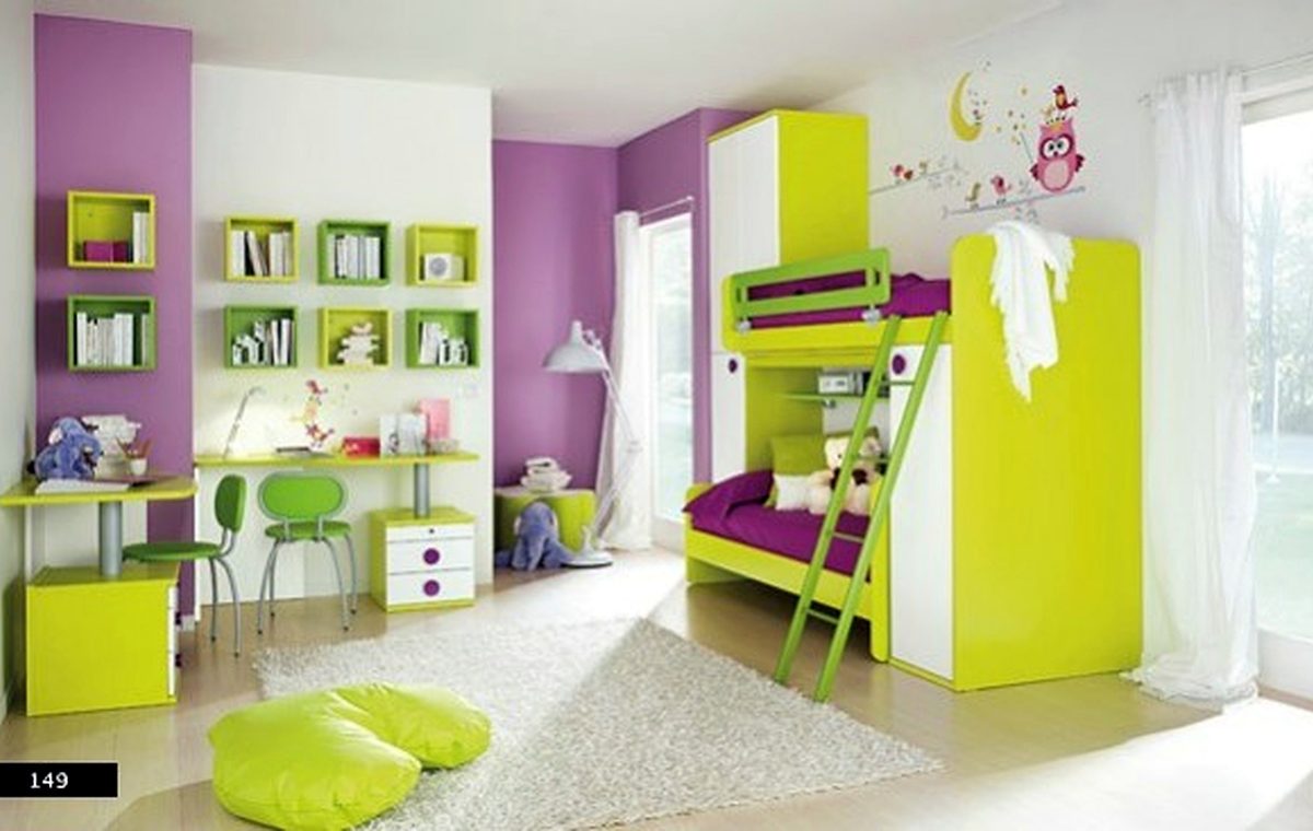 Amazing Kids Bedrooms With Colorful Color Scheme Ideas