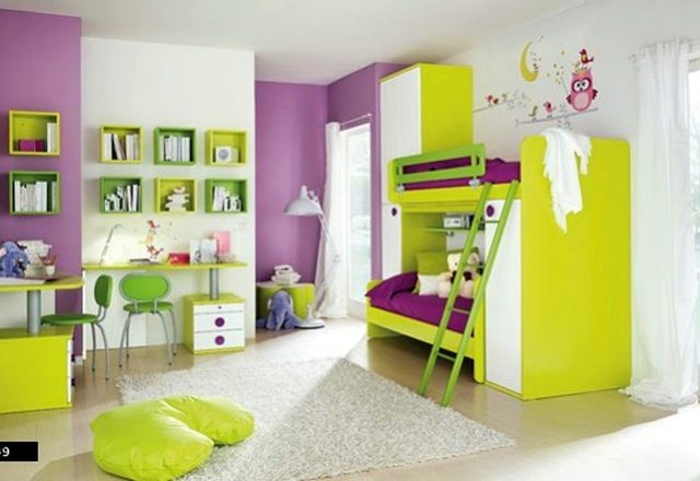 Amazing Kids Bedrooms With Colorful Color Scheme Ideas