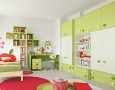 Amazing Kids Bedrooms with Colorful Color Scheme Ideas: amazing kids room crafts with green color
