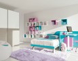 Amazing Kids Bedrooms with Colorful Color Scheme Ideas: amazing modern kids bedrooms with purple and soft blue color