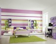 Amazing Kids Bedrooms with Colorful Color Scheme Ideas: bedroom color palette ideas with purple and white colors